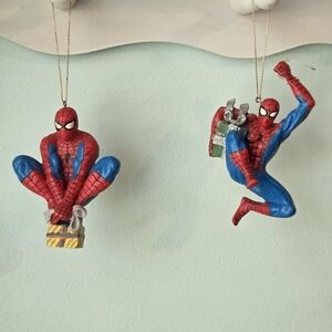 Marvel 2004 SpiderMan Christmas Ornaments